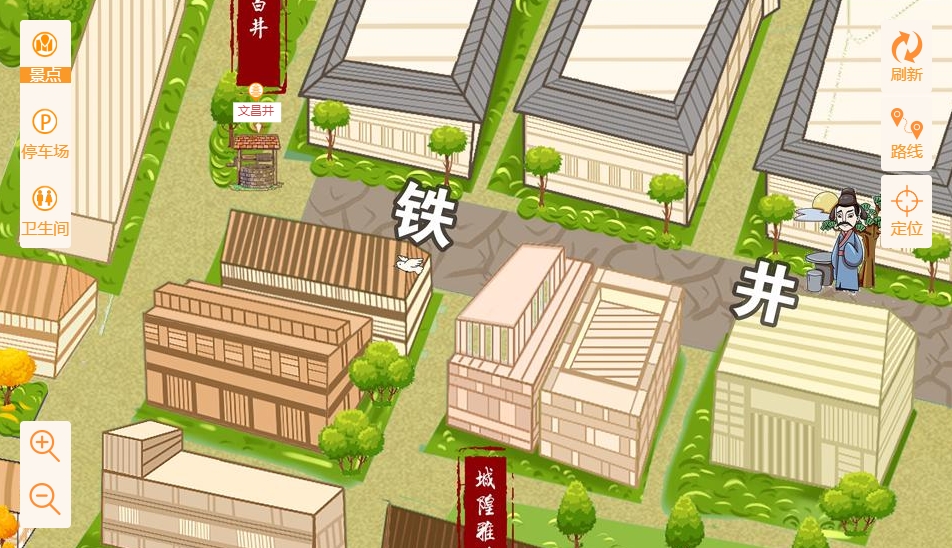 桥东智慧景区：手绘地图与语音导览的完美融合