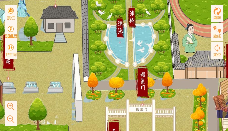 桥东手绘地图景区语音讲解导览系统：智慧景区建设的基石